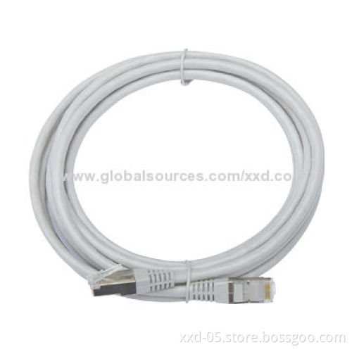 Bare Copper Patch Cord with AL Foil Shield, 0.95 to 1.0mm HDPE Insulation